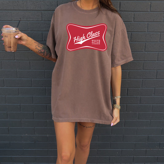 High Class White Trash CC tee