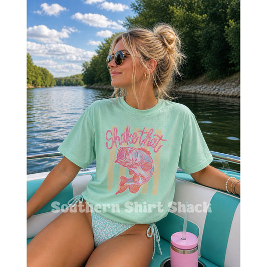 Shake that bass | Comfort Colors tee | Island Reef