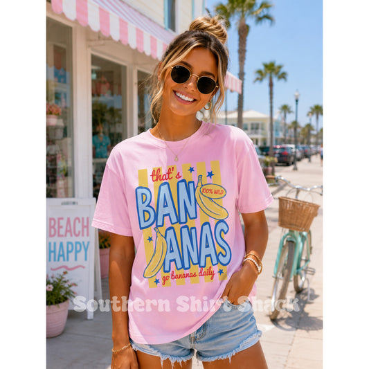 Go Bananas Daily Comfort Colors tee | Blossom
