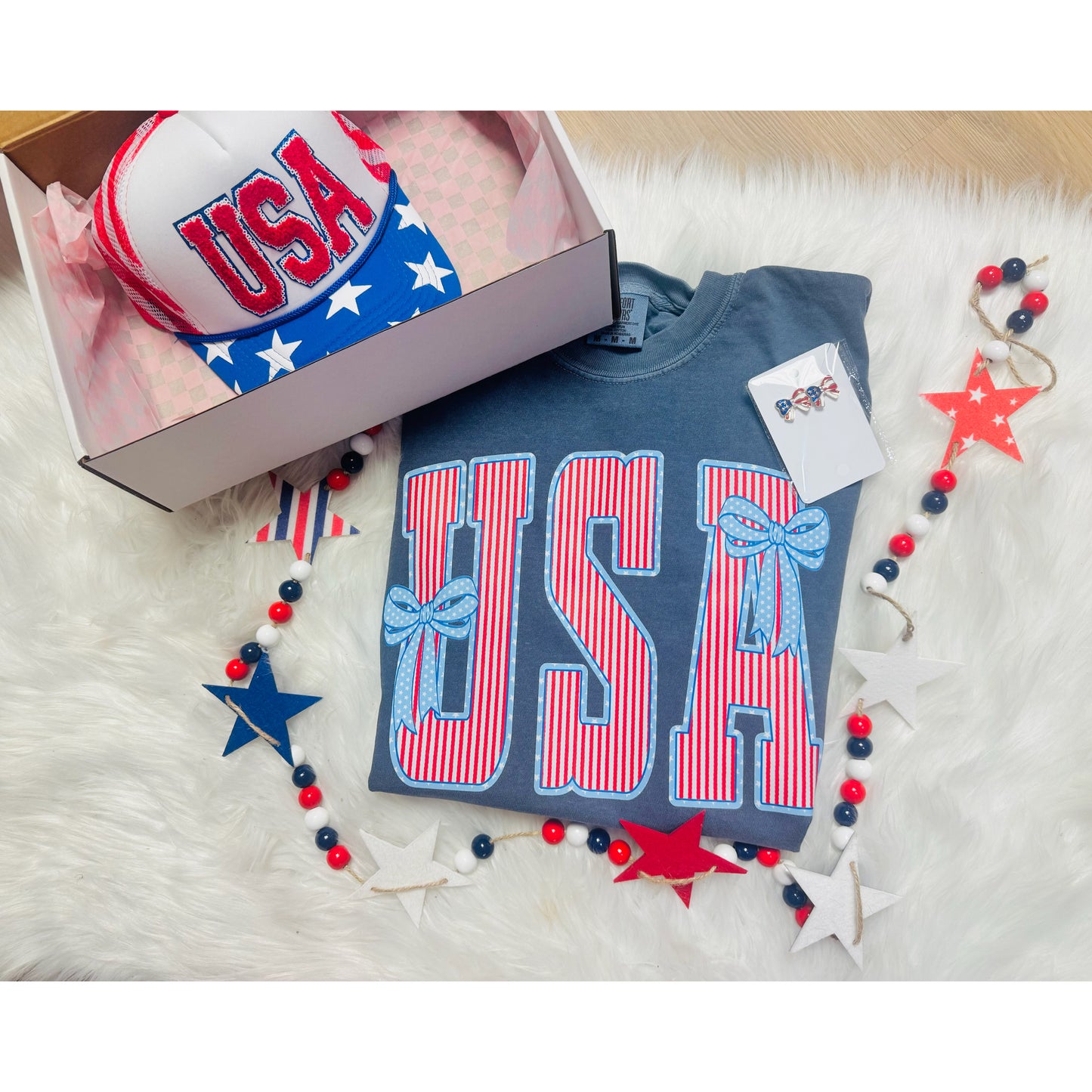 4th of July Bow Themed Bundle Box! $75 Value for $50!