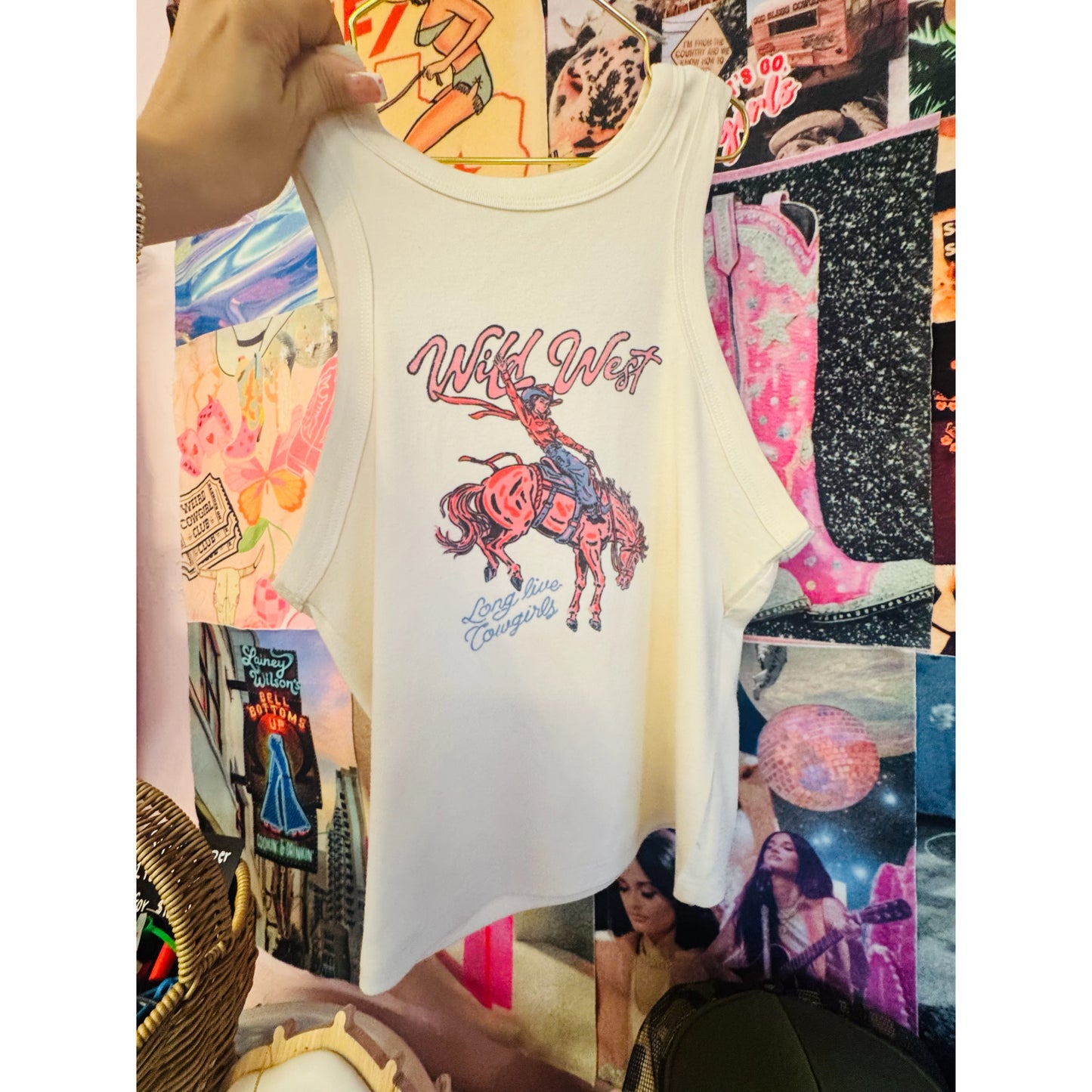 Wild West Cropped Tank | Bella Canvas