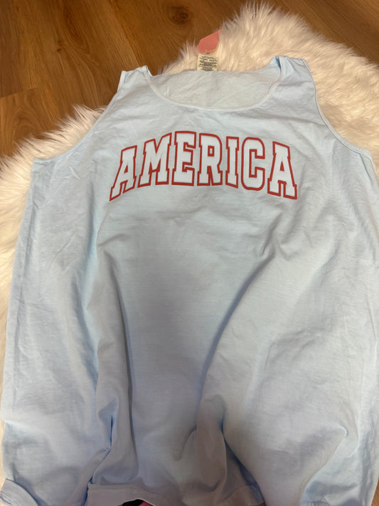 Oopsie America puff tank   | xl | READY TO SHIP