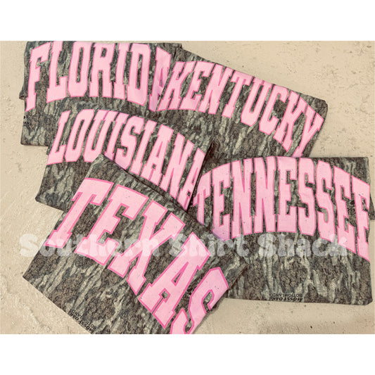 Varsity State Mossy Oak Camo Tee