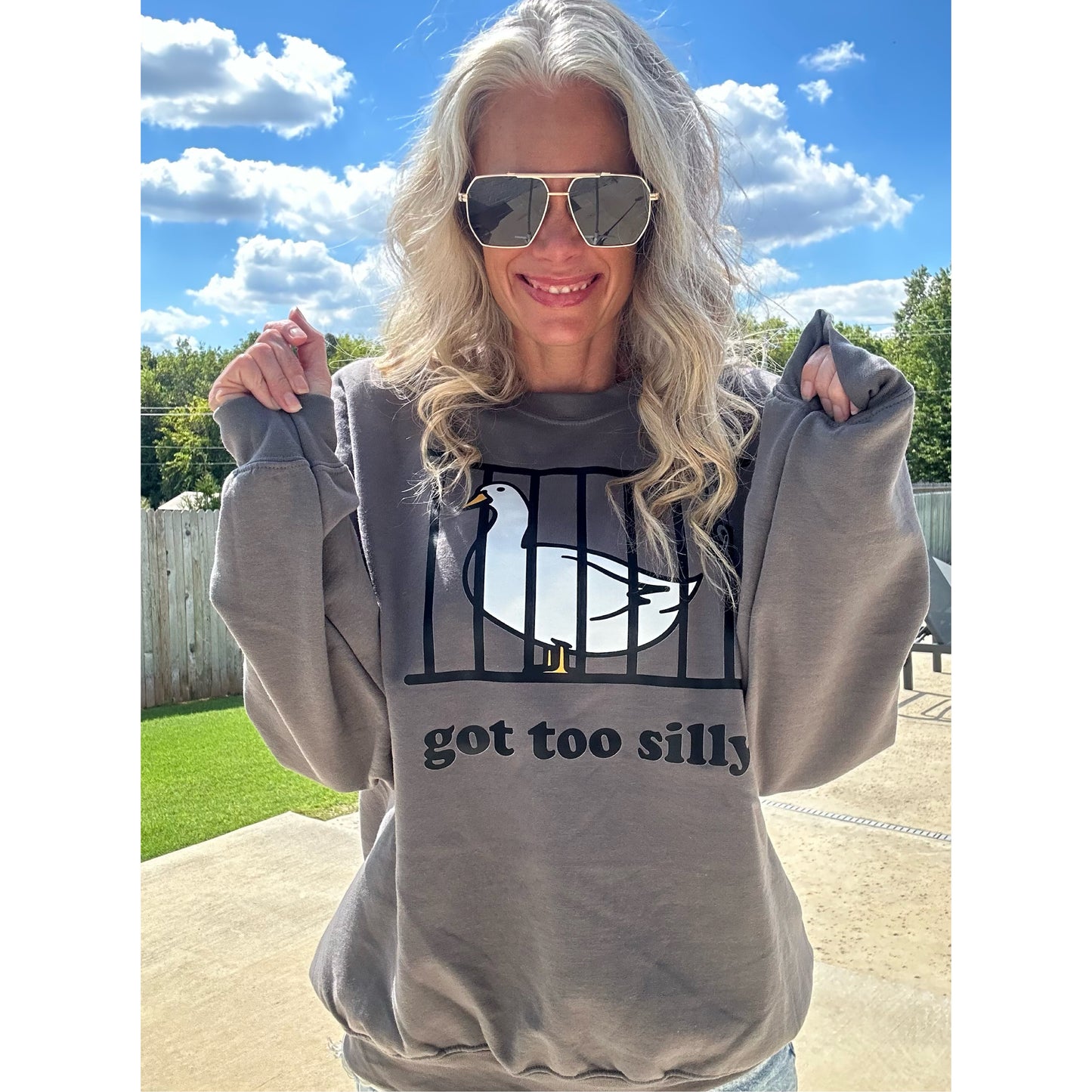 Got Too Silly | Charcoal Sweatshirt