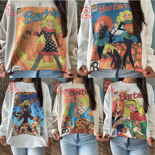 Retro Barbie Fall Sweatshirt