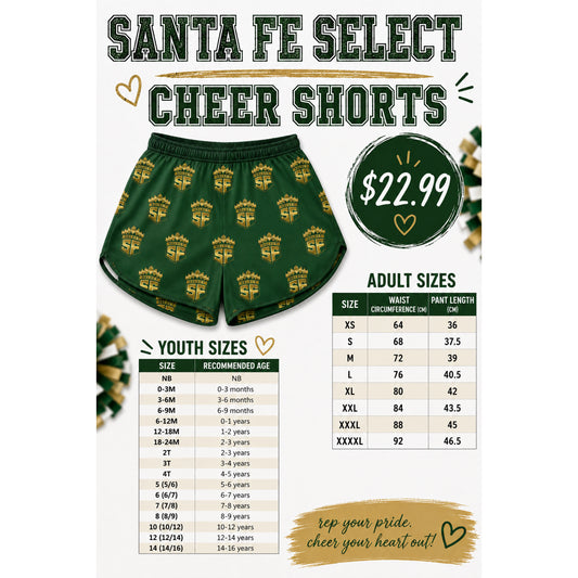 Santa Fe Select Logo Shorts