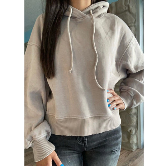 Soft as Butter Acid Wash Hoodie(ready to ship) White Chocolate Mocha