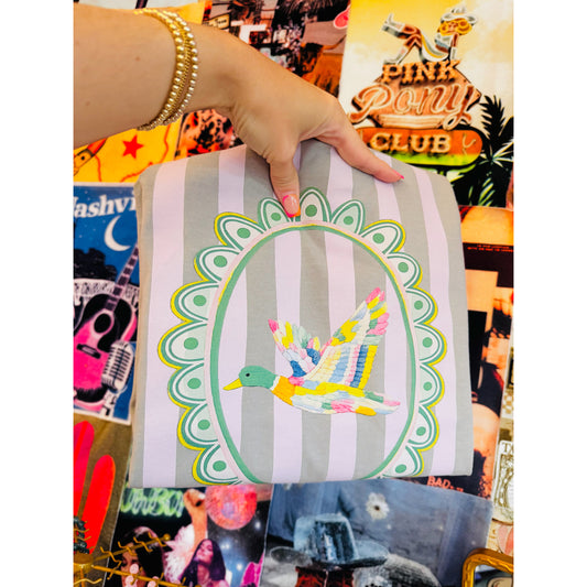 Preppy Colorful Duck Comfort Colors tee | Bay