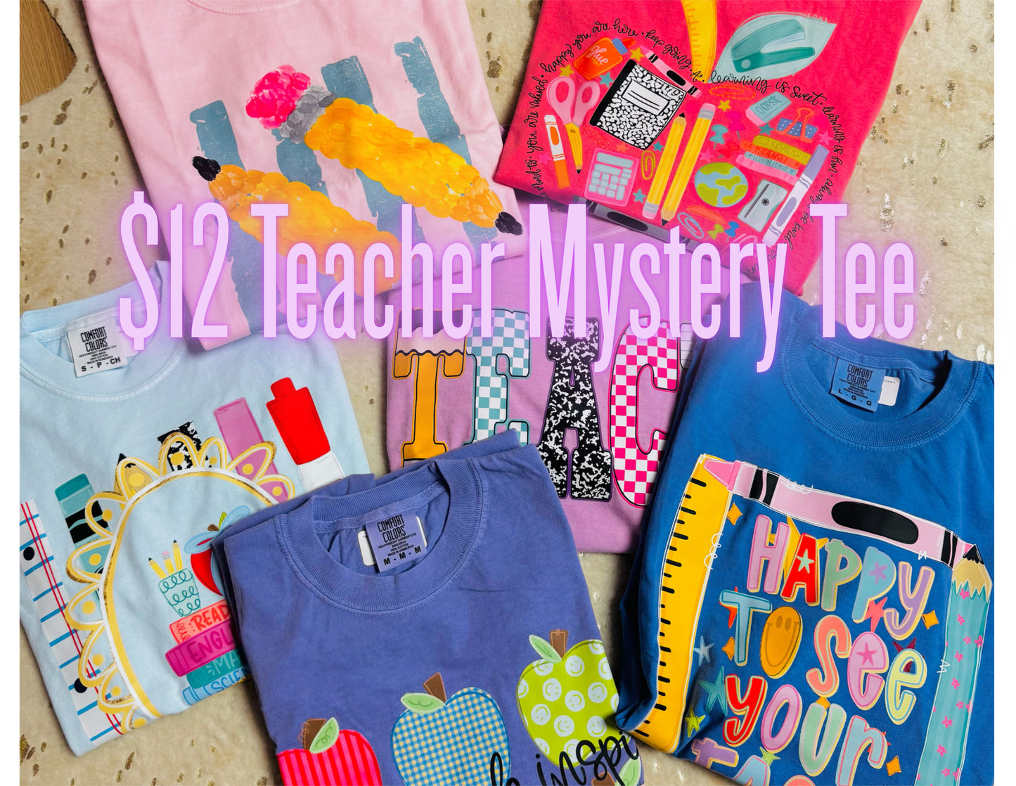 $12 teacher mystery tee| NO COUPON CODES ALLOWED