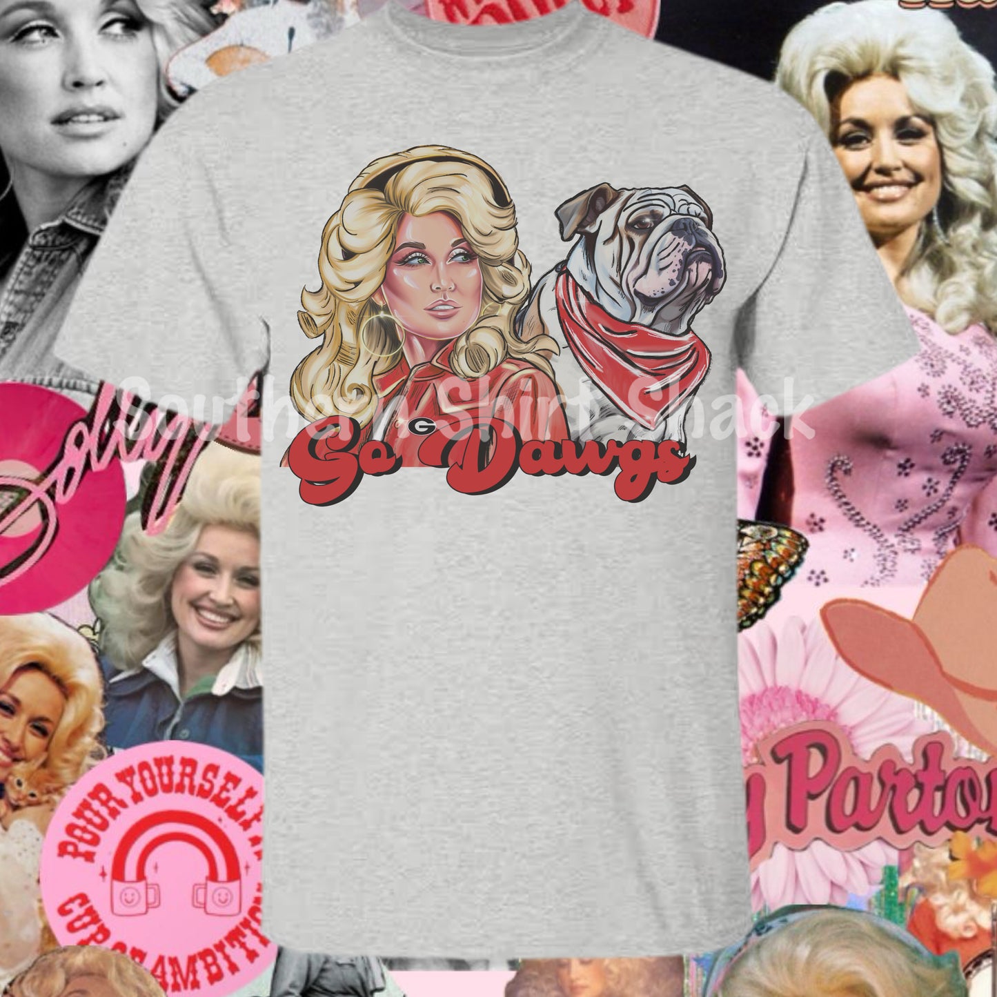 WWDD WEDS | Dolly Dawgs | NO COUPON CODES ALLOWED |  Gildan Dryblend Ash Gray | YOUTH XS-ADULT 3X