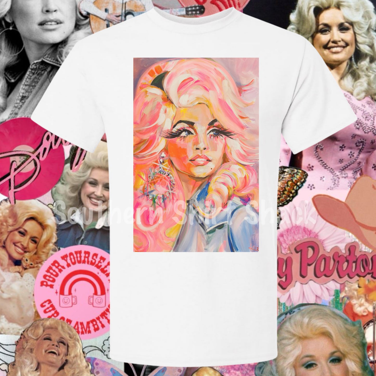 WWDD WEDS | Dolly Pink Watercolor | NO COUPON CODES ALLOWED |  Gildan Dryblend Ash Gray | YOUTH XS-ADULT 3X