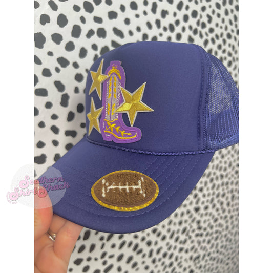 Purple & Gold Gameday Trucker Hat
