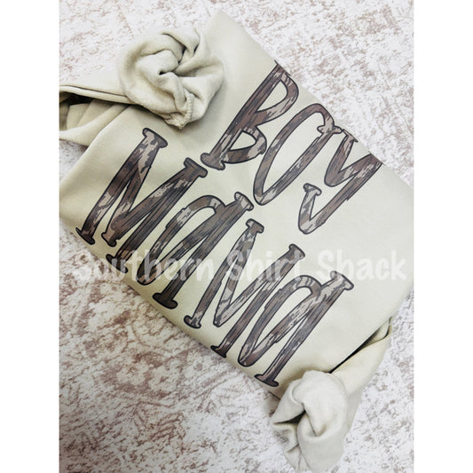 Bottomland Boy Mama Sweatshirt | Sand