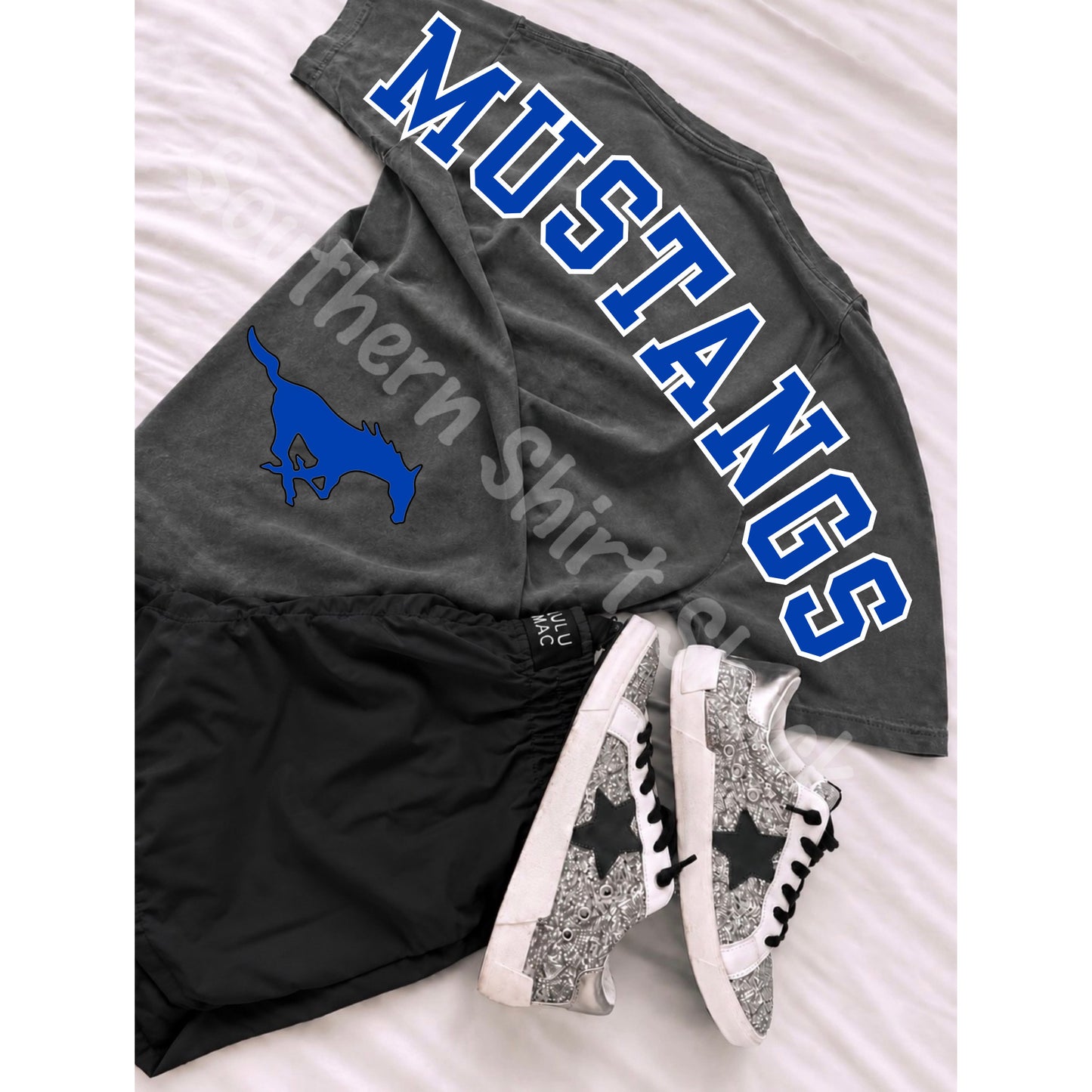 Varsity Oversized Mascot Tee | CUSTOMIZABLE | PLEASE READ DESCRIPTION