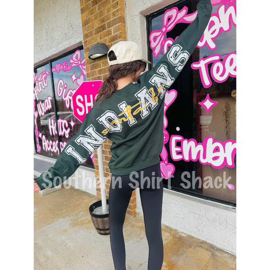 Custom Team oversized print sweatshirt | READ DESCRIPTION