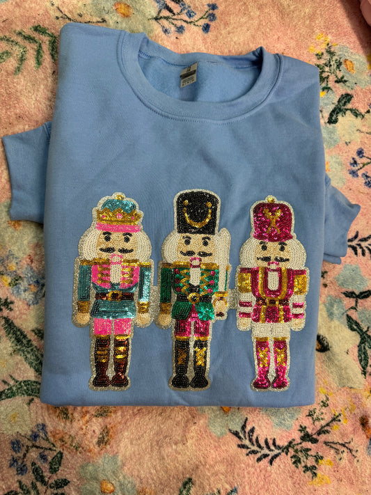 Sequin Nutcracker Sweatshirt | READY TO SHIP