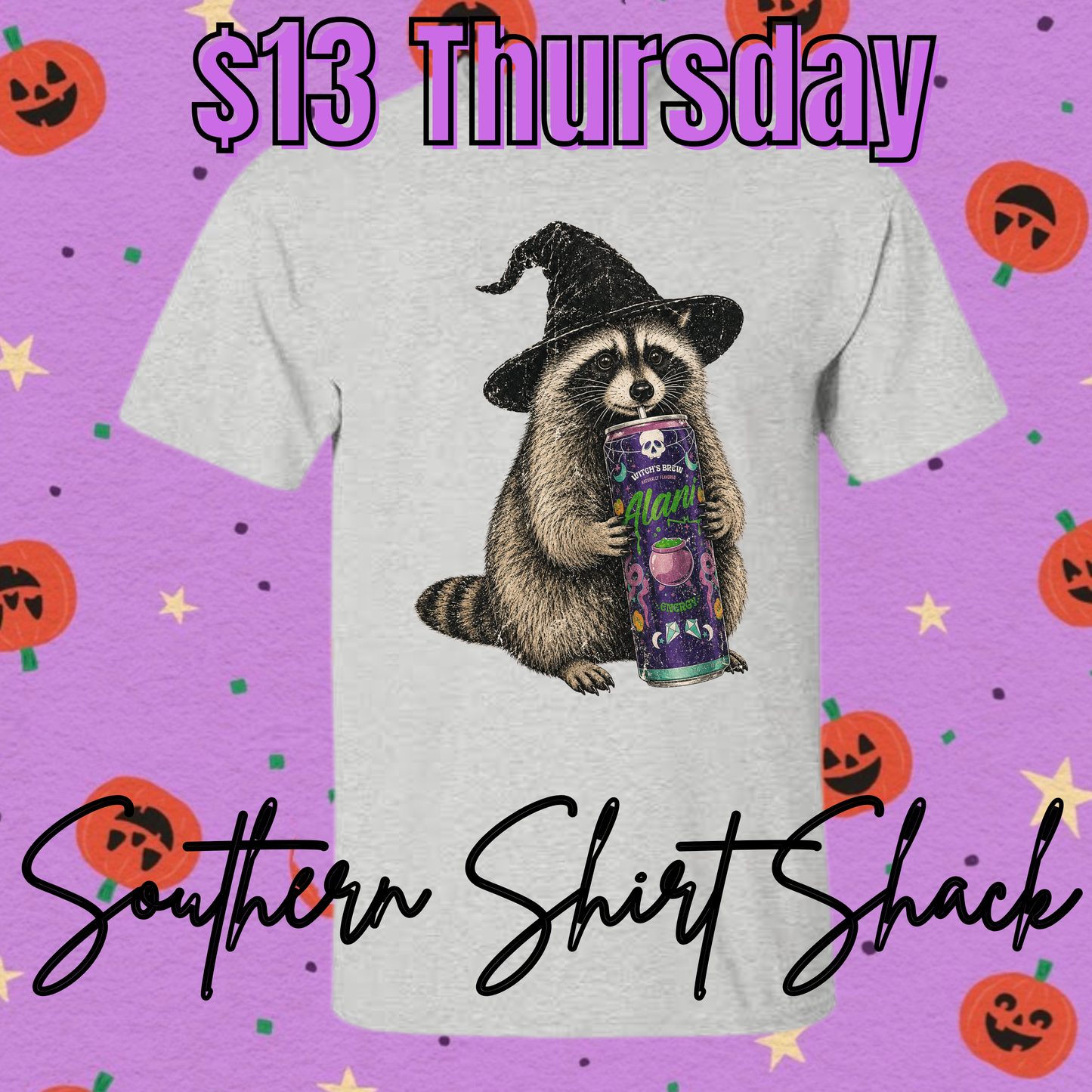 $13 THURSDAY T-Shirt of the Day | Brew Raccoon  | NO COUPON CODES ALLOWED |  Gildan Dryblend | YOUTH XS-ADULT 3X