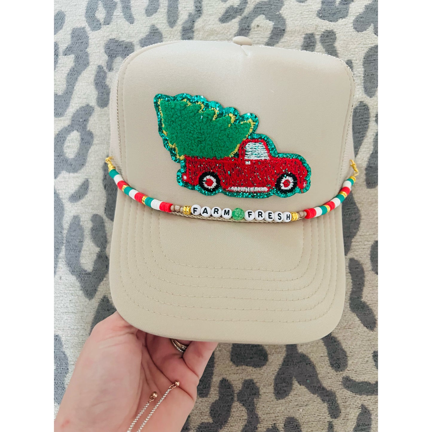 Farm Fresh Christmas Trees | Trucker Hat with Hat Charm