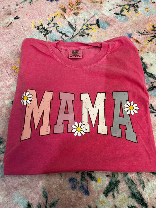 Mama Floral- Medium cc tee