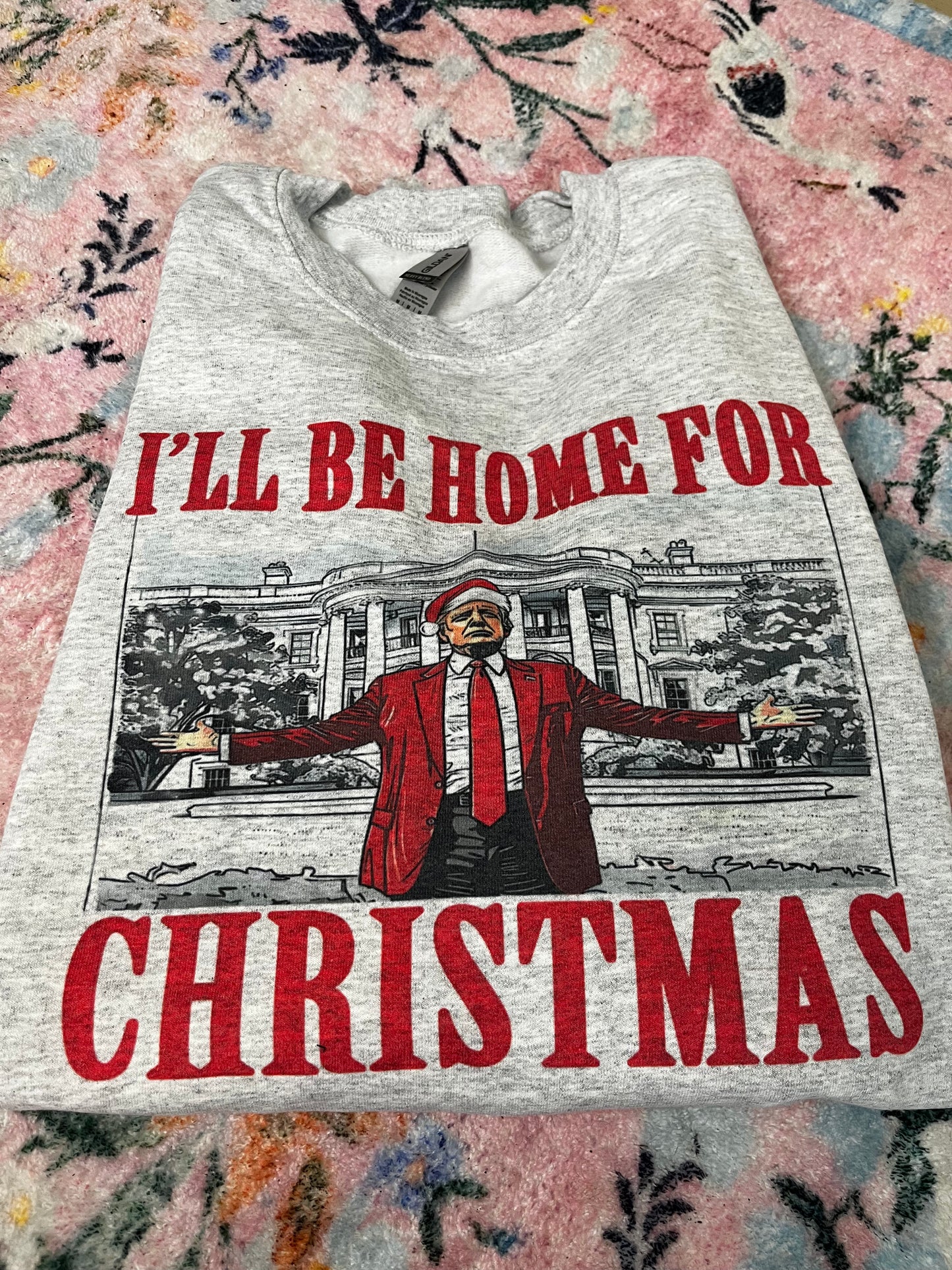 Trump Christmas sweatshirt — Medium