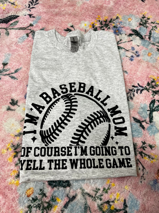 Baseball Mom - XL tee