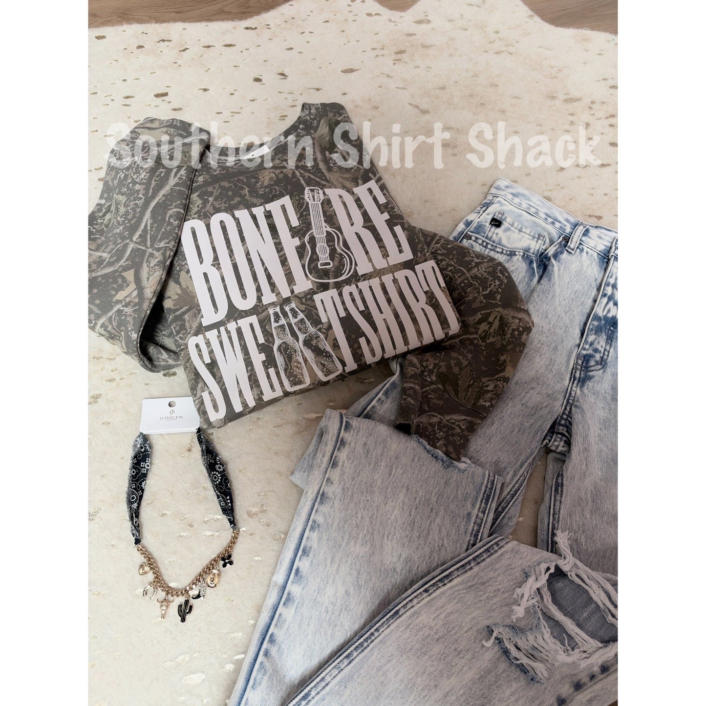 Deadwood Camo Bonfire Sweatshirt