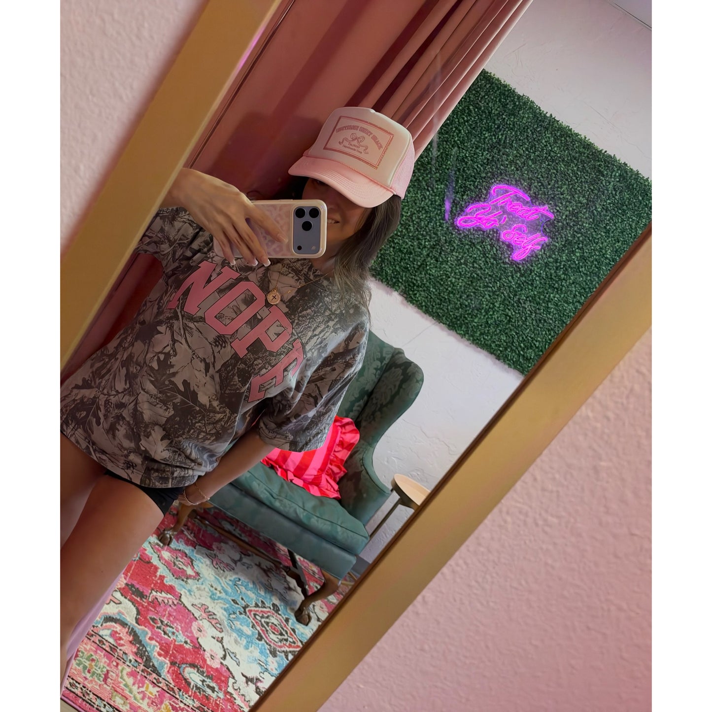 NOPE | Gray Camo Tee