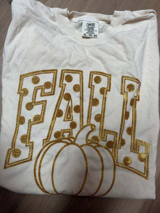 Oopsie Glitter Fall Tee  | XL  | READY TO SHIP