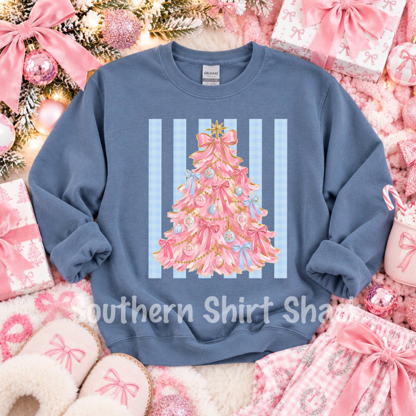 Love Shack Tree Sweatshirt | Indigo
