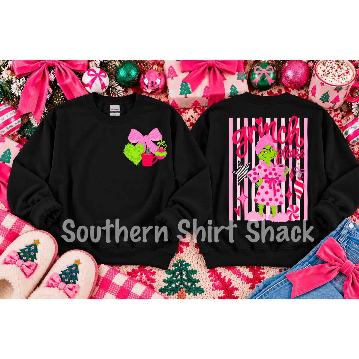 GRNCH PLS Sweatshirt | Black