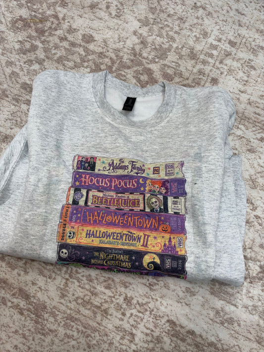 Oopsie Halloween tapes sweatshirt | M | READY TO SHIP