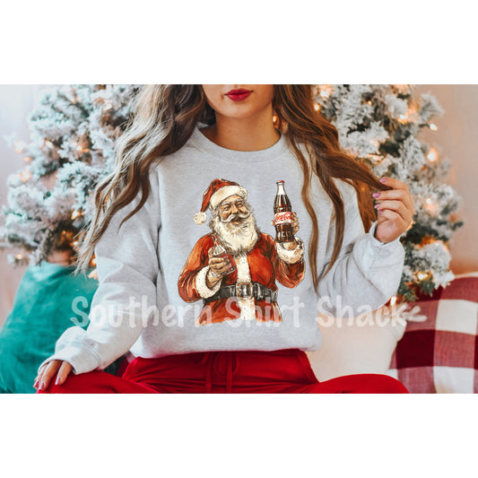 Santa Cola Sweatshirt | Ash Gray