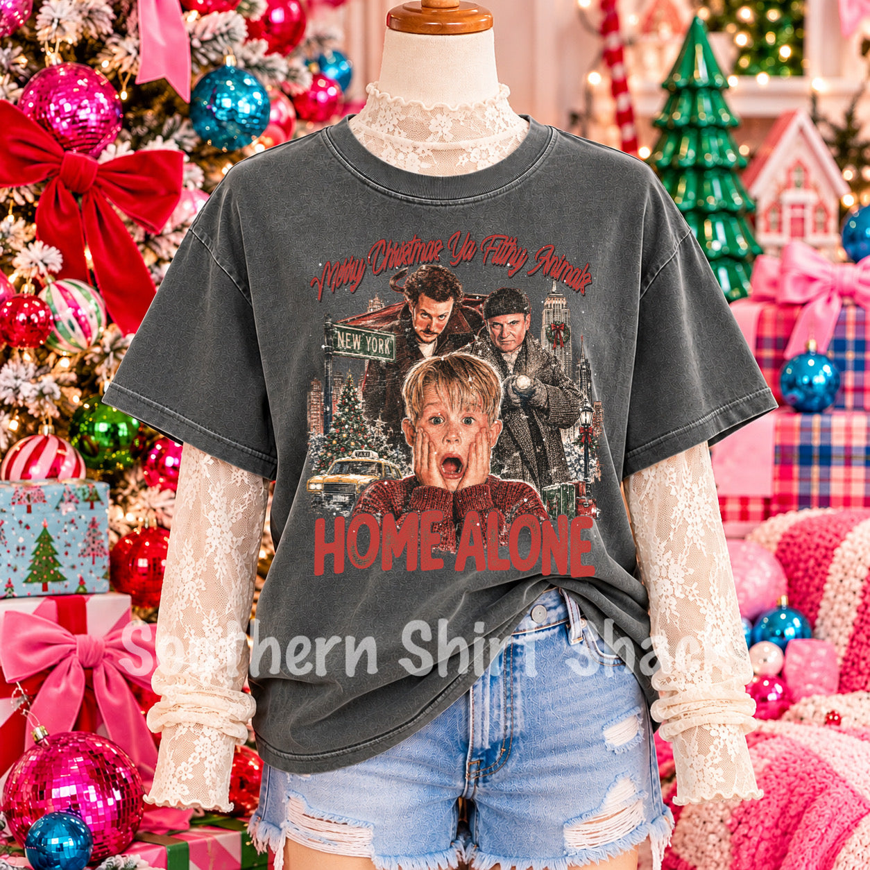 Home Alone Pepper Comfort Colors Tee