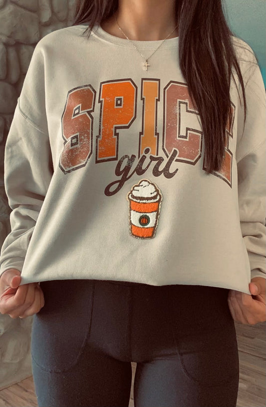 Spice Girl PSL Chenille Patch Sweatshirt