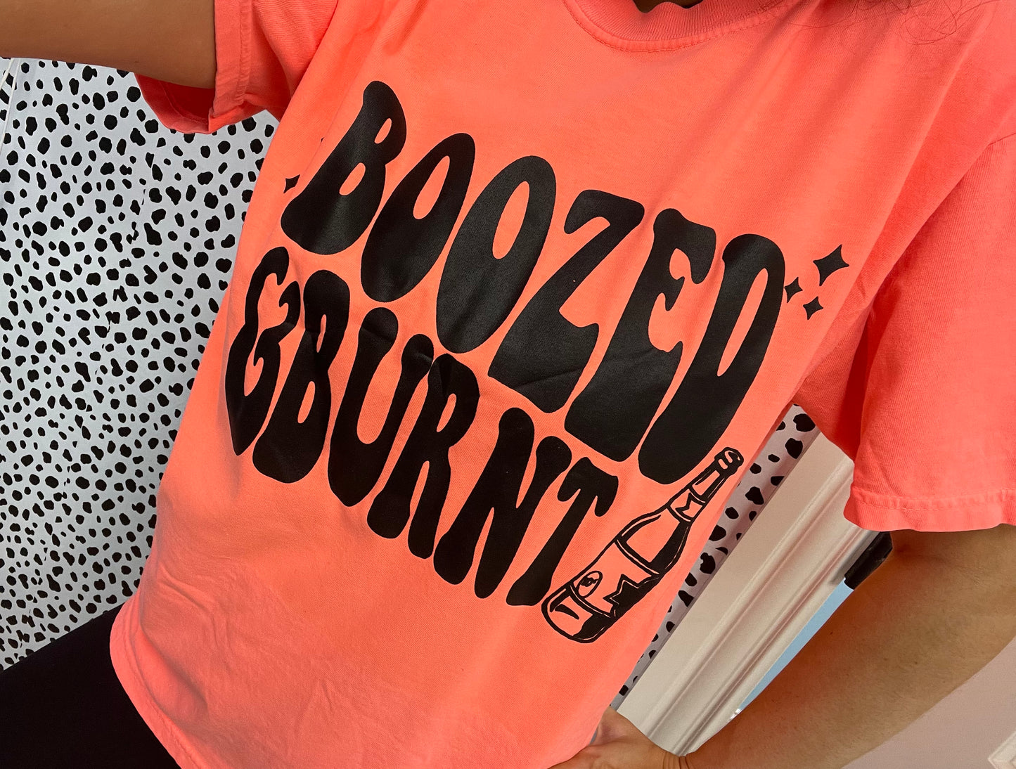 Boozed & Burnt | comfort colors tee
