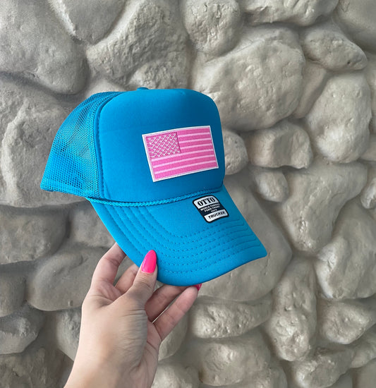Preppy & Patriotic Trucker Hat