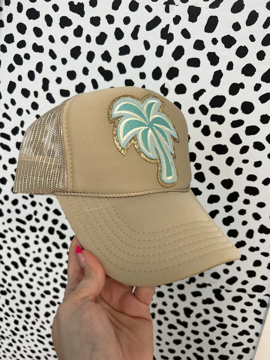 Under the Palms | Chenille Patch Trucker Hat