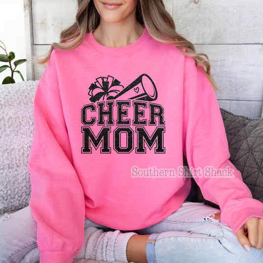 Cheer Mom Sweatshirt | Customizable | ADD SWEATSHIRT COLOR IN COMMENTS AT CHECKOUT