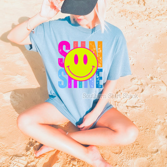 Sunshine Smiley CC tee