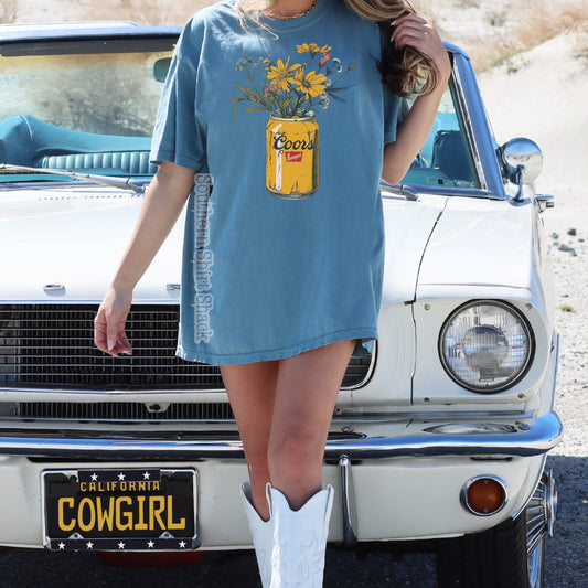 Coors Banquet Wild Flowers | Comfort Colors Tee