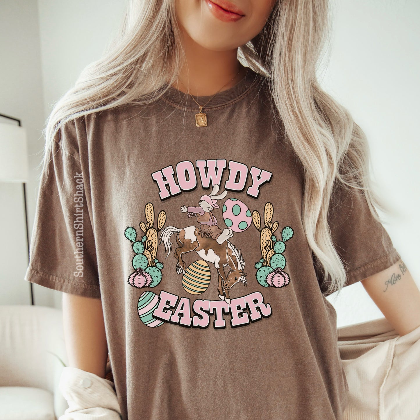 Howdy Easter Comfort Colors Tee