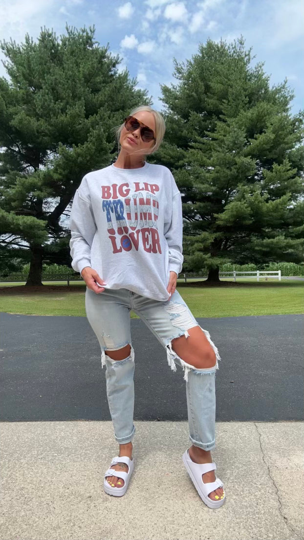 Big Lip Trump Lover Sweatshirt