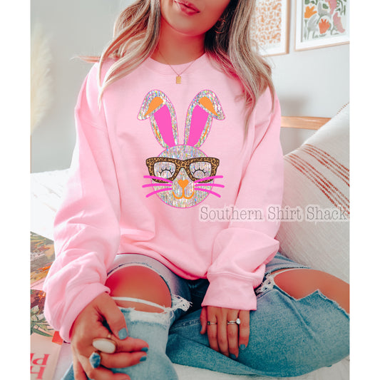 Sparkly Bunny Sweatshirt