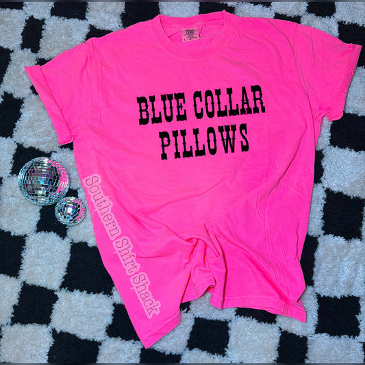 Blue Collar Pillows Comfort Colors Tee
