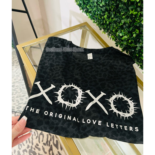 XoXo original love letters | leopard tee