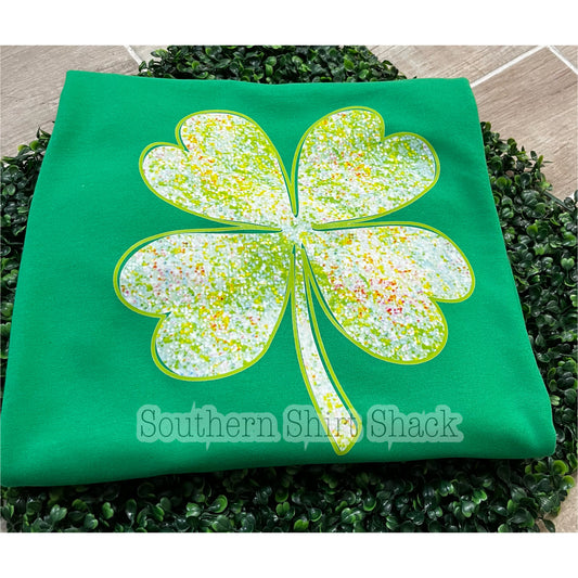 Sparkly Shamrock Sweatshirt