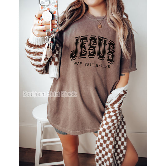 Varsity Jesus Comfort Colors Tee