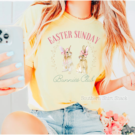 Bunnies Club Comfort Colors Tee