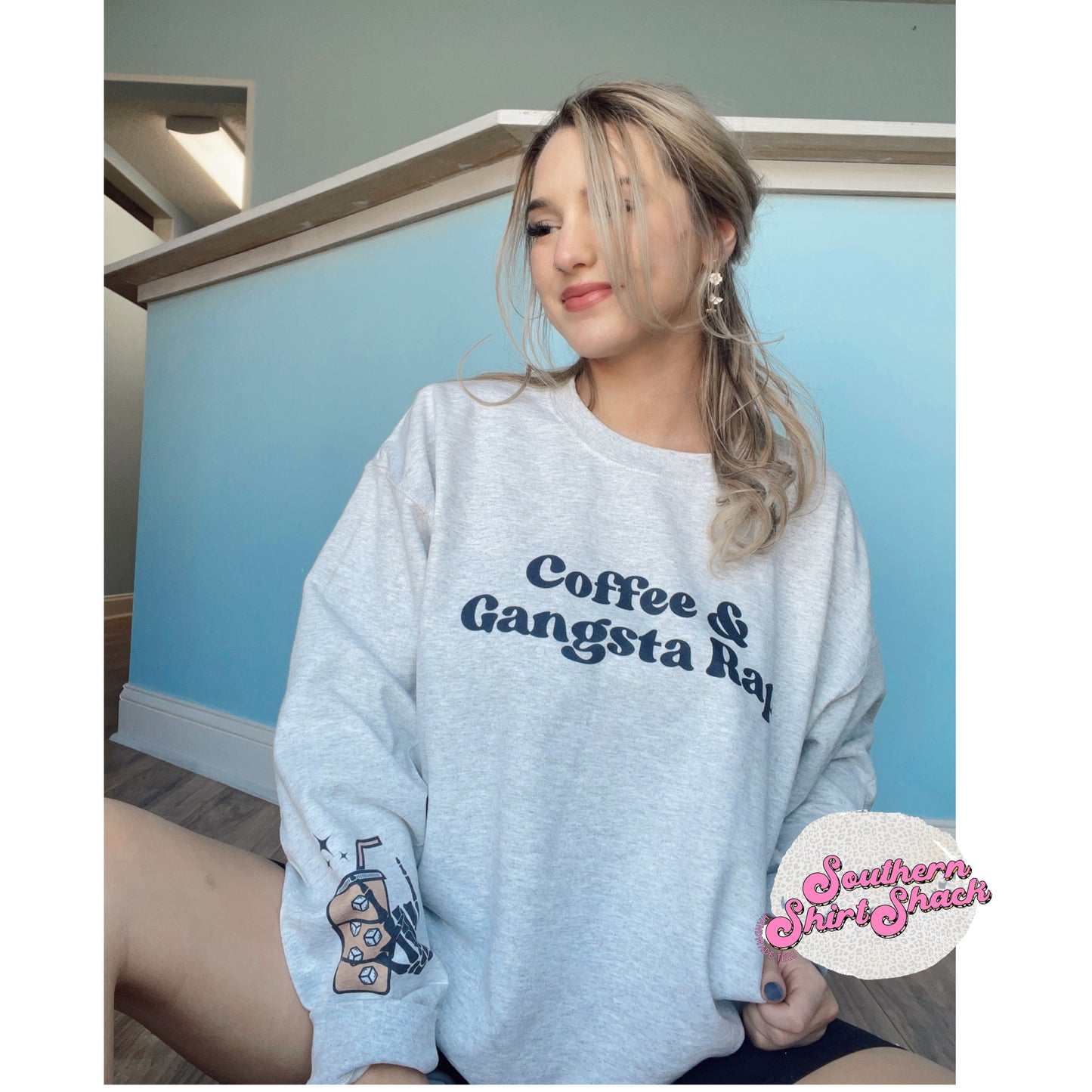 Coffee & Gangsta Rap Sweatshirt