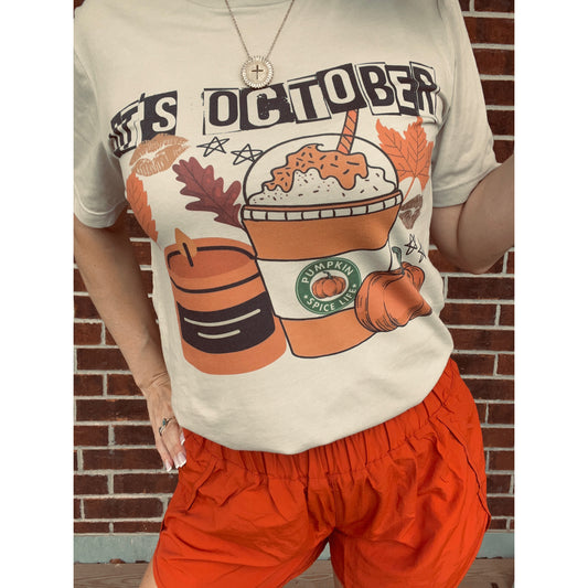 It’s October Pumpkin Spice tee